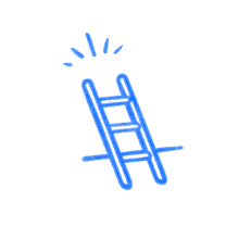 Ladder. Illustration.