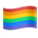 Rainbow flag emoji